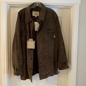 BC Ethic brown suede jacket